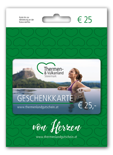 Thermenland Steiermark - Geschenkkarte aus der Trafik